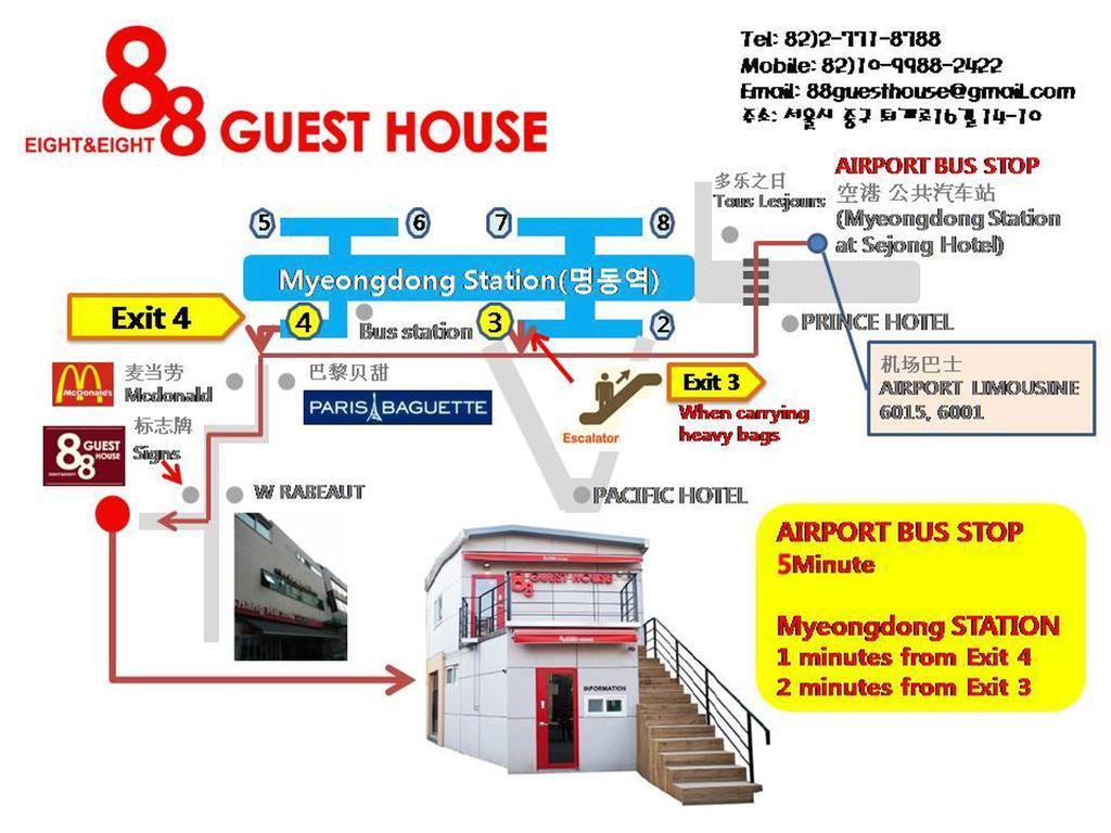 88 Guesthouse Seoul Eksteriør billede